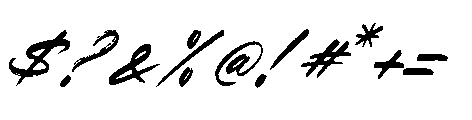 Broken Khemory Italic Italic Font OTHER CHARS