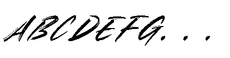 Broken Khemory Italic Italic Font UPPERCASE