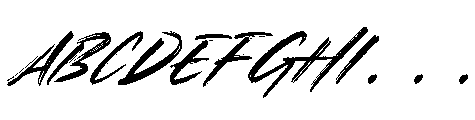 Broken Khemory Italic Italic FONT