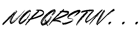 Broken Khemory Italic Italic Font LOWERCASE