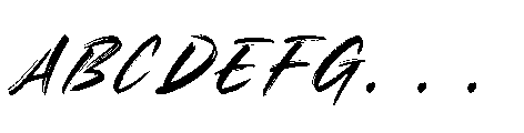Broken Khemory Regular Font UPPERCASE