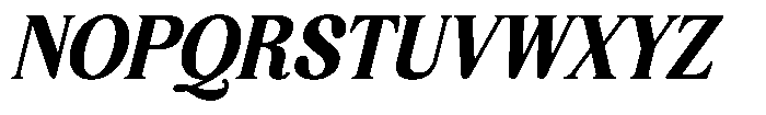 Broken Relent Italic Font UPPERCASE