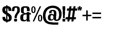 Broken Strings Regular Font OTHER CHARS