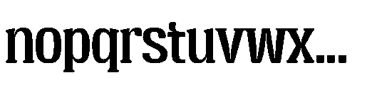 Broken Strings Regular Font LOWERCASE