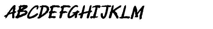 Broken System Italic FONT