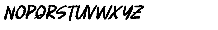 Broken System Italic Font LOWERCASE