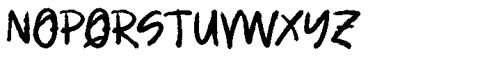 Broken System Regular Font UPPERCASE