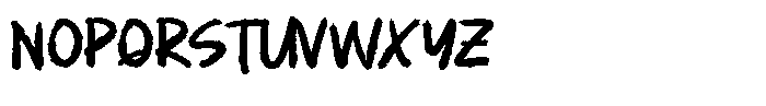 Broken System Regular Font LOWERCASE