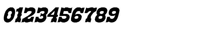 Brokense Cowboy Italic Font OTHER CHARS