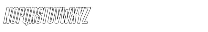 Brokenz Inline Italic Font UPPERCASE