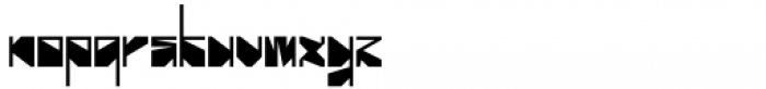 Broker Stressed Serif Bold Font LOWERCASE