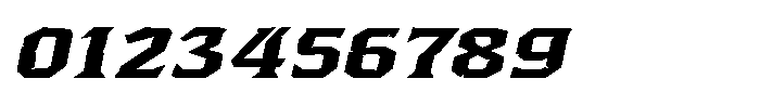 Brokewall Obelique Font OTHER CHARS