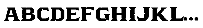 Brokewall Regular Font UPPERCASE