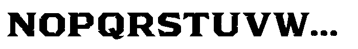 Brokewall Regular Font UPPERCASE