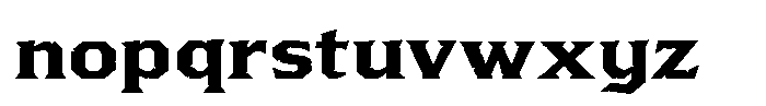 Brokewall Regular Font LOWERCASE