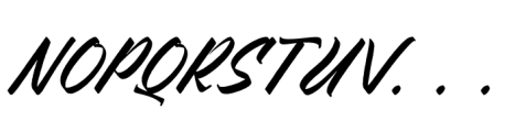 Broklyn Enthusia Italic Font UPPERCASE
