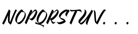 Broklyn Enthusia Regular Font UPPERCASE