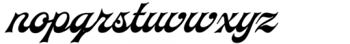 Brokson Script Regular Font LOWERCASE