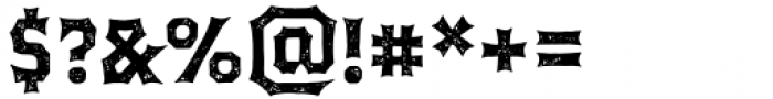 Brokson Serif Aged Font OTHER CHARS