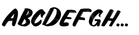 Brokster Regular Font UPPERCASE