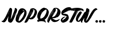 Brokster Regular Font LOWERCASE