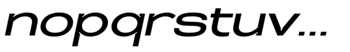 Brokuets Sans Italic Font LOWERCASE