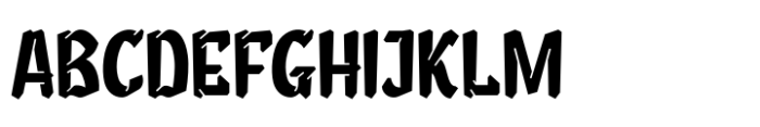 Broleh Regular Font UPPERCASE