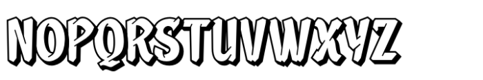 Broleh Shadow Font UPPERCASE