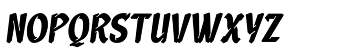 Broleh Slant Font UPPERCASE