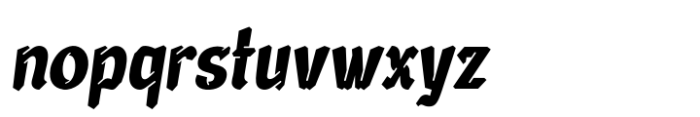 Broleh Slant Font LOWERCASE