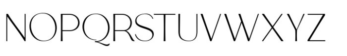 Brolimo Thin Font UPPERCASE