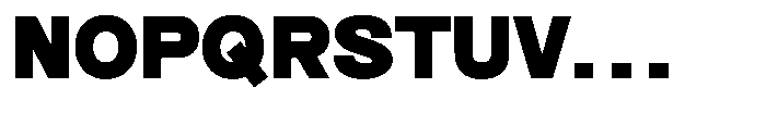 Brome Street Black Font UPPERCASE