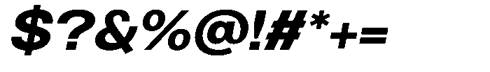 Brome Street Bold Italic Font OTHER CHARS