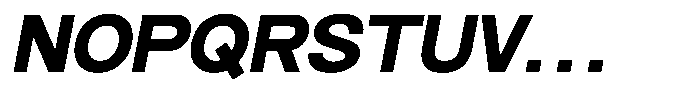 Brome Street Bold Italic Font UPPERCASE