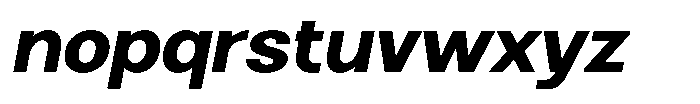Brome Street Bold Italic Font LOWERCASE