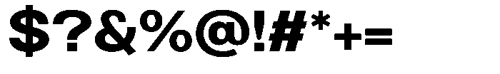 Brome Street Bold Font OTHER CHARS