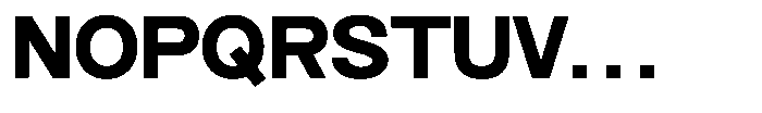 Brome Street Bold Font UPPERCASE