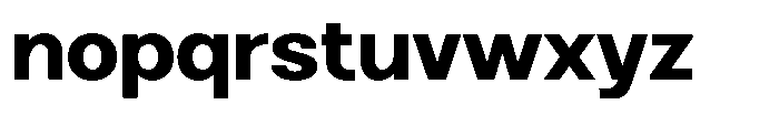 Brome Street Bold Font LOWERCASE