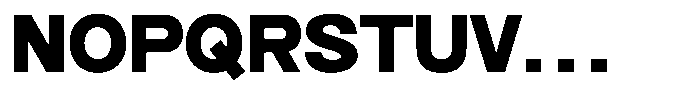 Brome Street Extra Bold Font UPPERCASE