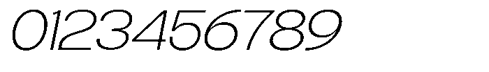Brome Street Extra Light Italic Font OTHER CHARS