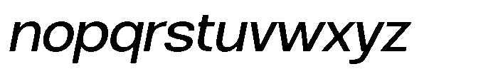 Brome Street Italic Font LOWERCASE
