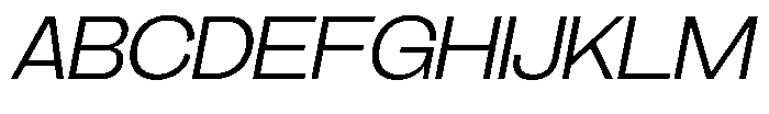 Brome Street Light Italic Font UPPERCASE