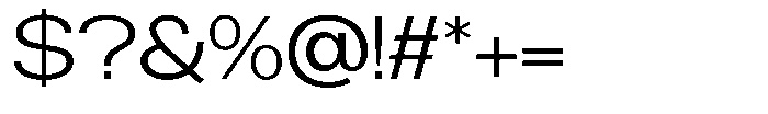 Brome Street Light Font OTHER CHARS