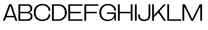 Brome Street Light Font UPPERCASE