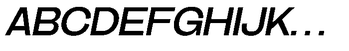 Brome Street Medium Italic Font UPPERCASE