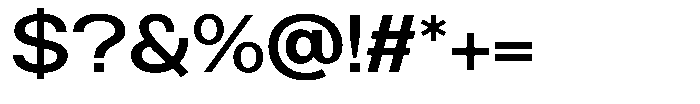 Brome Street Medium Font OTHER CHARS