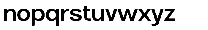 Brome Street Medium Font LOWERCASE
