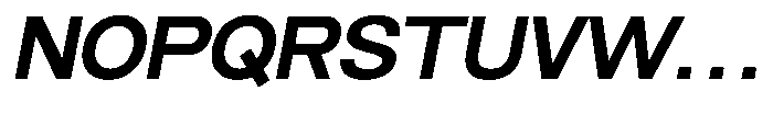 Brome Street Semi Bold Italic Font UPPERCASE