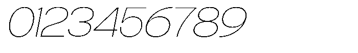 Brome Street Thin Italic Font OTHER CHARS