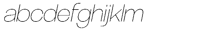 Brome Street Thin Italic FONT